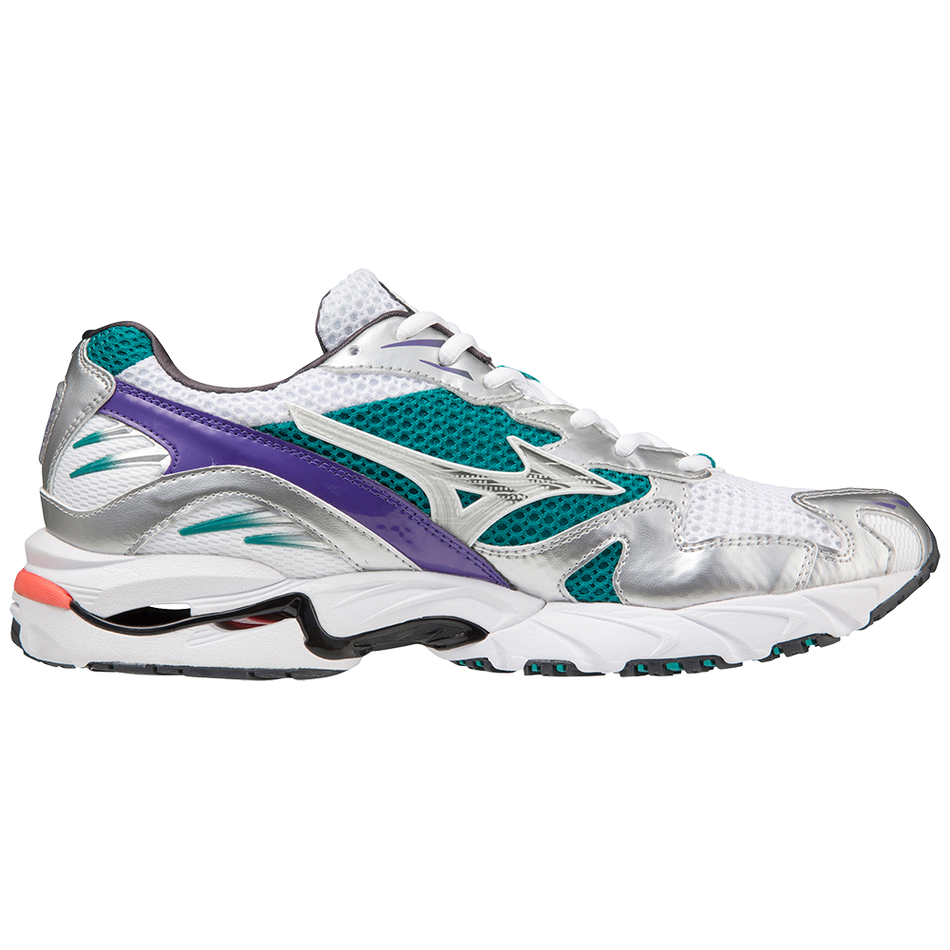 WHITE / SILVER / TEALBLUE