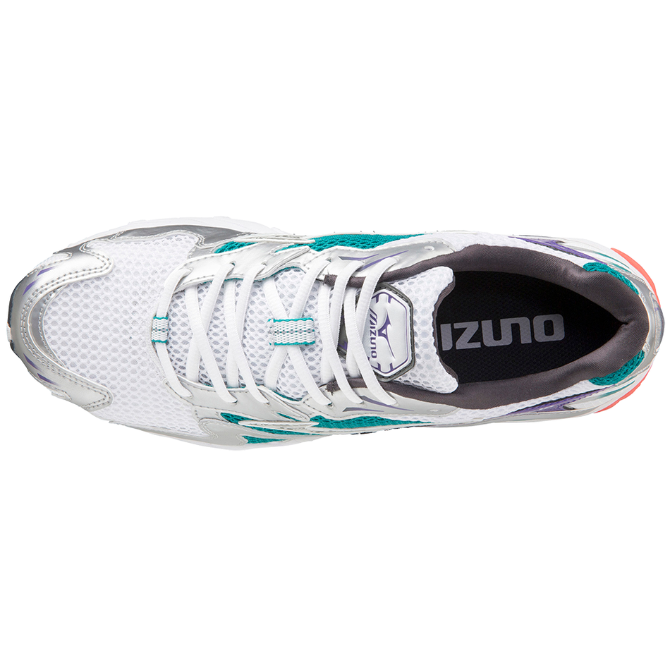 WHITE / SILVER / TEALBLUE